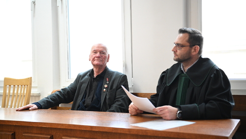 Tomasz Gutry i mecenas Michał Ossowski