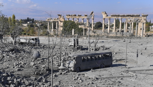 Szkody po izraelskim ataku