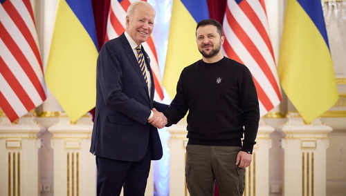 Joe Biden z wizytą w Kijowie!