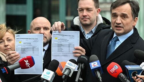 konferencja prasowa Zbigniewa Ziobry