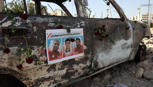 Zniszczenia po izraelskim ataku