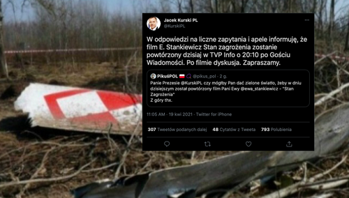 Internauci apelują do władz TVP, aby powtórzyć film Ewy Stankiewicz "Stan zagrożenia". Jacek Kurski odpowiada