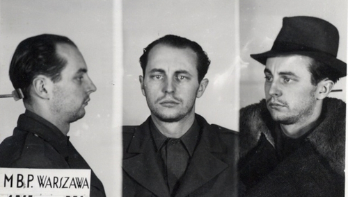 Jan Rodowicz "Anoda" po aresztowaniu przez MBP