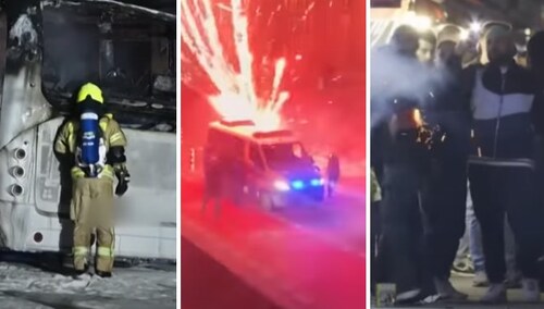 Zamieszki na ulicach Berlina w noc sylwestrową