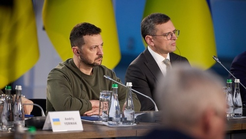 Prezydent Ukrainy Wołodymyr Zełenski 