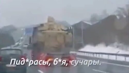 Rosjanin wpadł w szał, gdy zobaczył sprzęt zmierzający do Polski. Nagranie obiegło sieć