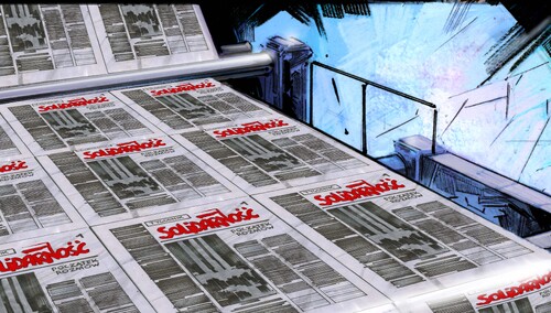 Ilustracja z komiksu "Tygodnik Solidarność - pomnik wolności słowa", który ukaże się w najnowszym numerze "TS"