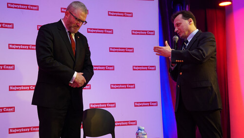 Konferencja Prawicy Wolnościowej - Grzegorz Braun i Tomasz Sommer