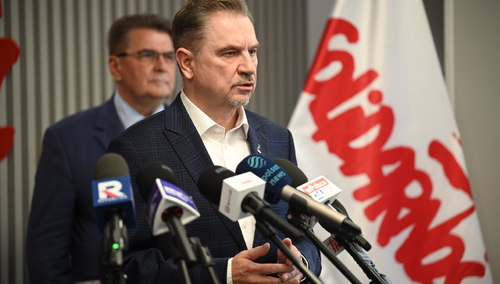 Przewodniczący Solidarności Piotr Duda