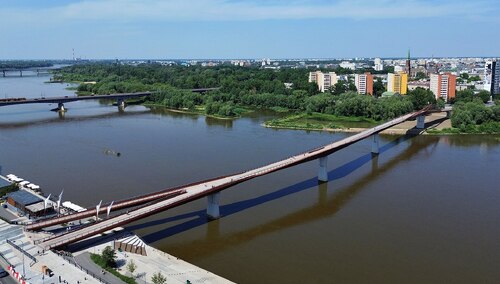 Kładka na Wiśle w Warszawie