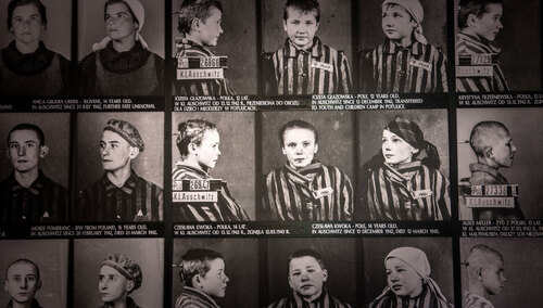 zdjęcia małoletnich więźniów KL Auschwitz
