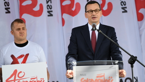 Premier Morawiecki: Solidarność to najpiękniejszy ruch społeczno-narodowy w historii całego świata