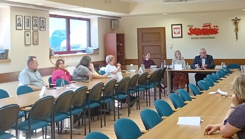 Spotkanie przedstawicieli pracowników pomocy społecznej