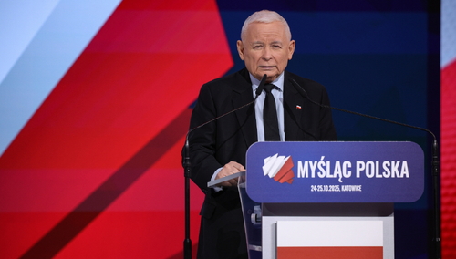 Prezes PiS Jarosław Kaczyński