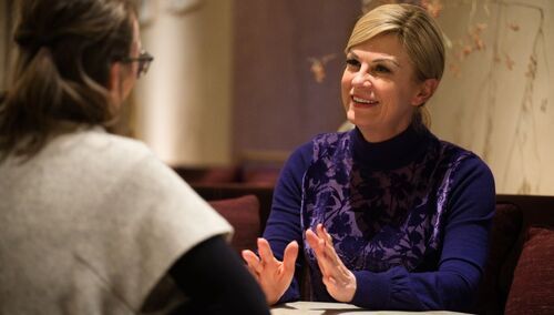 Kolinda Grabar-Kitarović w rozmowie z red. Barbarą Pycel-Andrijanić