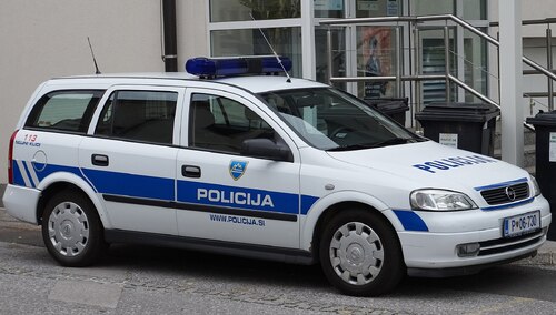 Radiowóz słoweńskiej policji