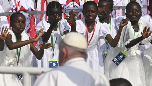 Papież Franciszek w Kinszasie