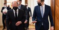Premier Mateusz Morawiecki i kanclerz RFN Olaf Scholz, 12/12/2021