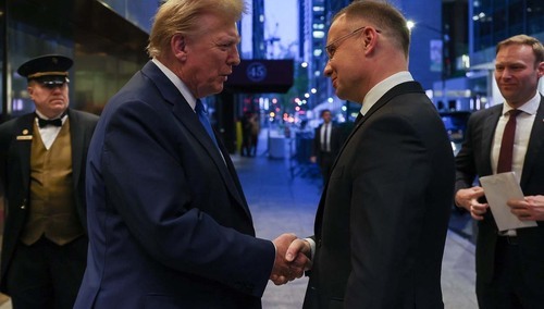 Spotkanie Andrzeja Dudy z Donaldem Trumpem, 17 kwietnia 2024 roku