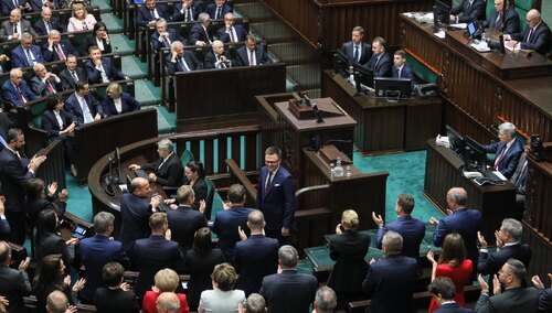 Pierwsze posiedzenie Sejmu X kadencji