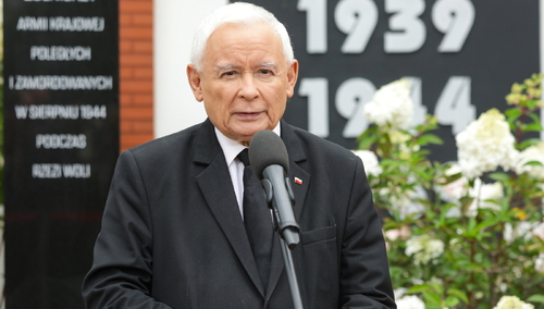 Jarosław Kaczyński - Obchody 81. rocznicy wybuchu Powstania Warszawskiego