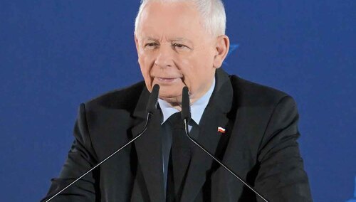 Prezes PiS Jarosław Kaczyński w Lublinie