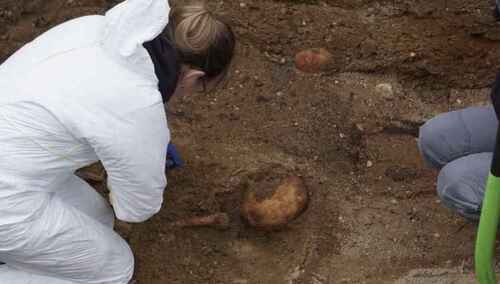 Prace ekshumacyjne specjalistów polskiego IPN 