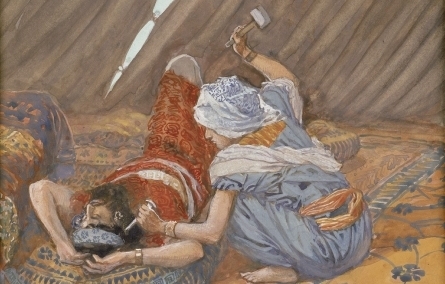 Jael zabija Siserę, James Jacques Joseph Tissot (ok. 1896-1902 r.), The Jewish Museum, New York