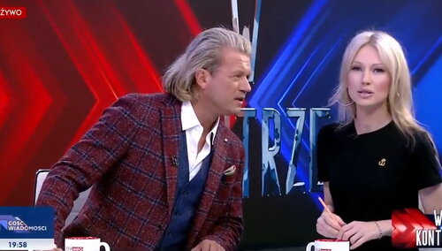 [Video] Internauci zwrócili uwagę na sytuację w TVP Info. Ogórek upomina Jakimowicza: „Tu jest widz, Jarosławie”