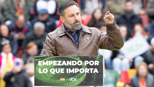 Lider VOX Santiago Abascal