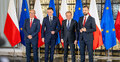 Donald Tusk, Władysław Kosiniak-Kamysz, Włodzimierz Czarzasty, Szymon Hołownia