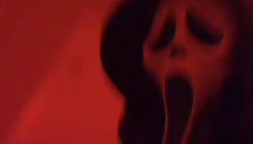 Grafika na motywach filmu "Krzyk". Ilustracja poglądowa