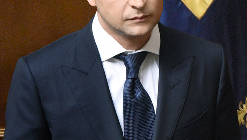 Prezydent Ukrainy Wołodymyr Zełeński