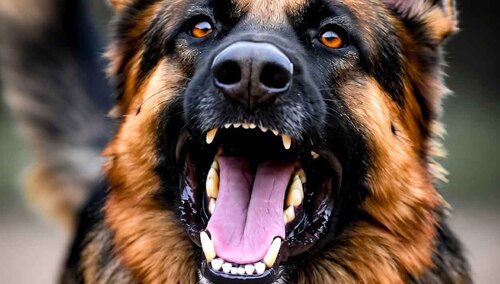 Agresywny pies – zdjęcie ilustracyjne