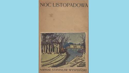 Pierwsze wydanie „Nocy Listopadowej” z okładką projektu Stanisława Wyspiańskiego