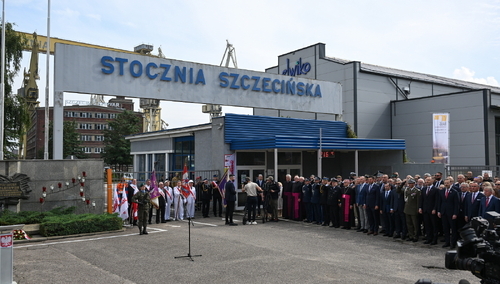 Uroczystości 45. rocznicy podpisania Porozumienia Szczecińskiego