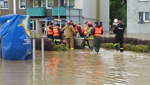 Powódź 2024. Prudnik. Zdjęcie poglądowe