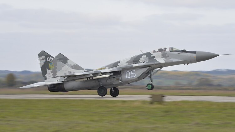 MiG-29 w barwach Ukrainy