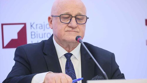 Szef PKW Sylwester Marciniak