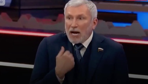 Rosyjski polityk wpadł w furię na antenie. „Jeśli wy nas zmusicie do użycia broni atomowej…” [WIDEO]