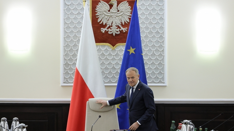 Donald Tusk na posiedzeniu Rady Ministrów