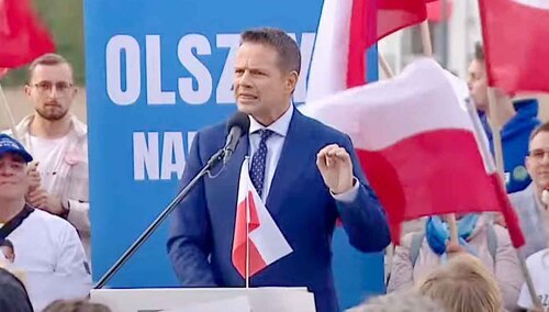 Rafał Trzaskowski w Olsztynie