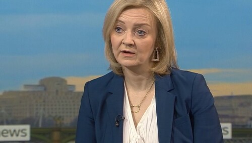Minister spraw zagranicznych Wielkiej Brytanii Liz Truss