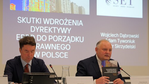 Prezentacja raportu pt. „Skutki wdrożenia Dyrektywy EPBD (dyrektywa budynkowa) do porządku prawnego w Polsce”.