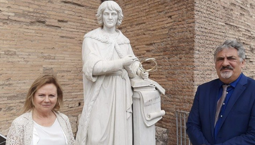 Zdjęcie pomnika Kopernika