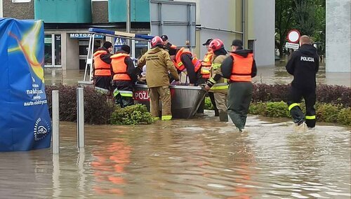 Powódź 2024. Prudnik. Zdjęcie poglądowe