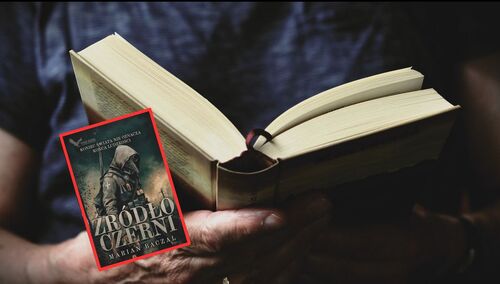 Książka, "Źródło czerni" Mariana Baczala, zdjęcie podglądowe