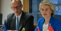 Przewodnicząca Komisji Europejskiej Ursula von der Leyen i kanclerz Niemiec Friedrich Merz