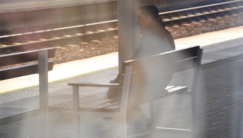 Imigrant na stacji w Zielonej Górze