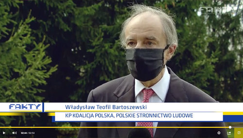 Władysław Teofil Bartoszewski, Fakty TVN